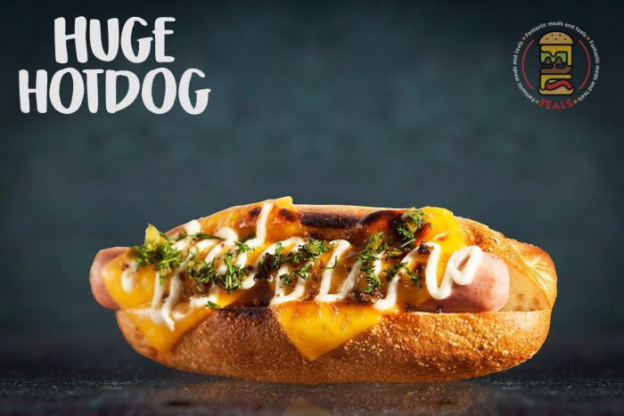 huge hot dog description