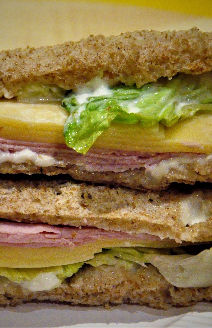 Ham & Cheese in Toast Bread